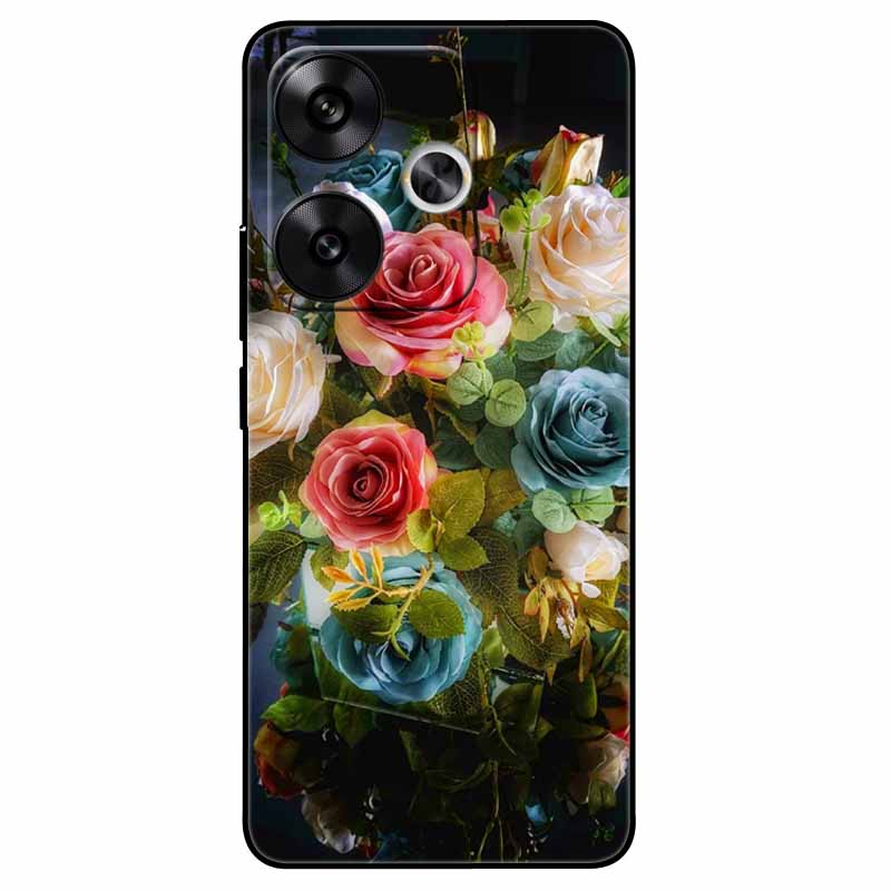 For Xiaomi Poco F6 Cases Soft Silicone Protective Fashion TPU Phone Back Covers For Xiaomi Poco F6 Pro/ Redmi Turbo 3 TPU Cases