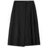 Shangdu Bila Women's Winter Linen Blend High-Waist A-Line Skirt
