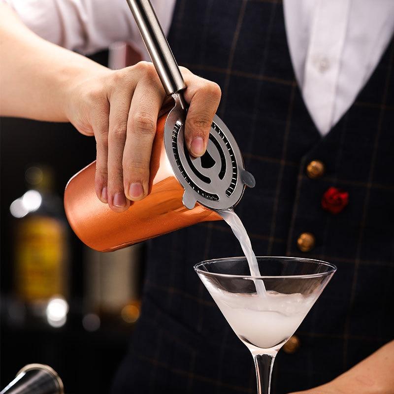 500ML Stainless Steel Cocktail Shaker Mixer Drink Mixing Glass Bartending Utensil Bar Cocktail Whisks Coffee Cup Stirring Tin