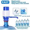 Water Bottle Pump Portable Manual Pump Dispenser Manual Pressure Drinking Water Pressure Pump Suitable for Most Water Dispensers