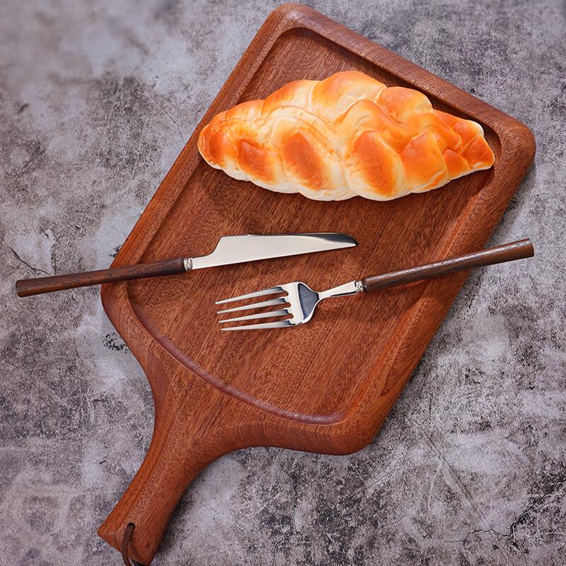 

Ebony Wood Rectangular Steak Plate