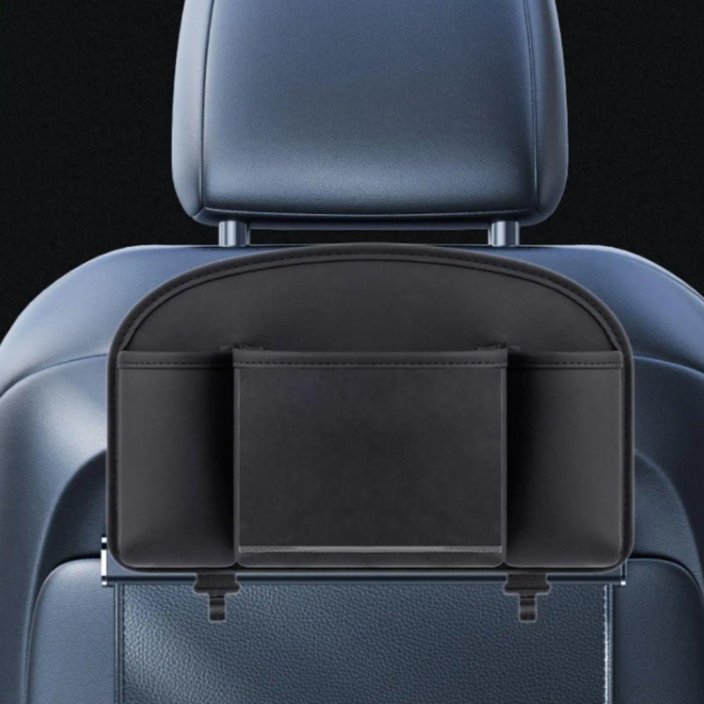 Leather Material Car Back Seat Organizer Car Storage Organizer  Road Trip Essentials