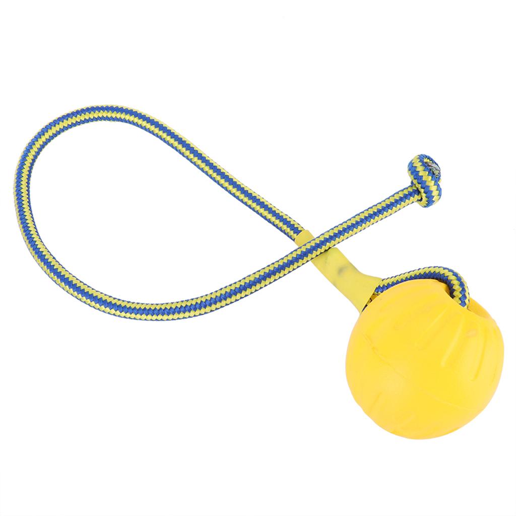 Pets Dog Ball  Yellow Red EVA material 6cm Bite Resistant Dog Ball  Portable for Dog Dog  Interactive Pet