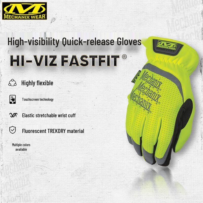 Mechanix Wear FastFit High-Visibility Touchscreen Gloves XL