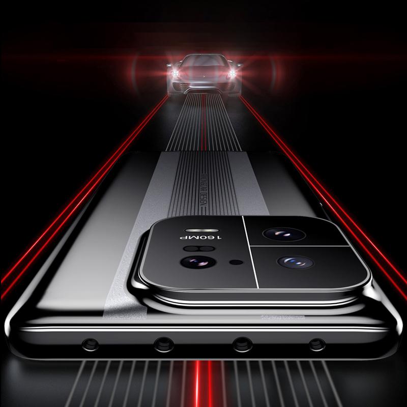 For Xiaomi 13 Pro 5G Camera Protection Phone Shockproof Case Electroplated Hard PC Anti-scratch Cover