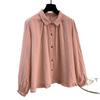 2026 Early Spring Women's Elegant Long Sleeve Cotton Gauze Shirt
