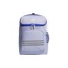 Sports Casual Zipper Adjustable Shoulder Strap Polyester Laptop Backpack Unisex Backpack Purple H18719