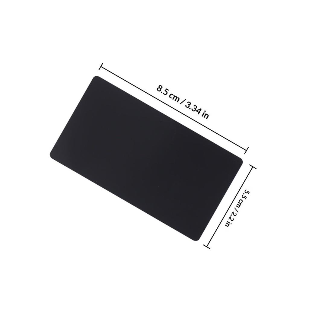 50Pcs Thin Colored Anodized Aluminum Laser Marking Business Card Cnc Engraving DIY Personalized Name Cards Business Card