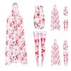 Adult Halloween Costume Set Bloody Cloak and for Party Cosplay