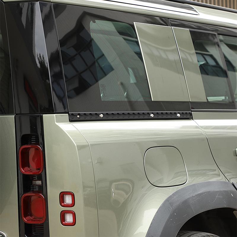 For Land Rover Defender 110 -2024 Car Rear Window Lower Expansion Slot Kit Aluminum Alloy Exterior Modification Accessories