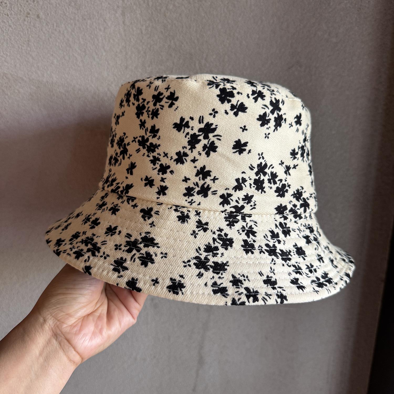 JYL TS DIY Вельветовая панама Женская Корейская Двусторонняя Цветочная Уличная Шляпа от солнца Вельвет 1222Mao18237 туманный розовый