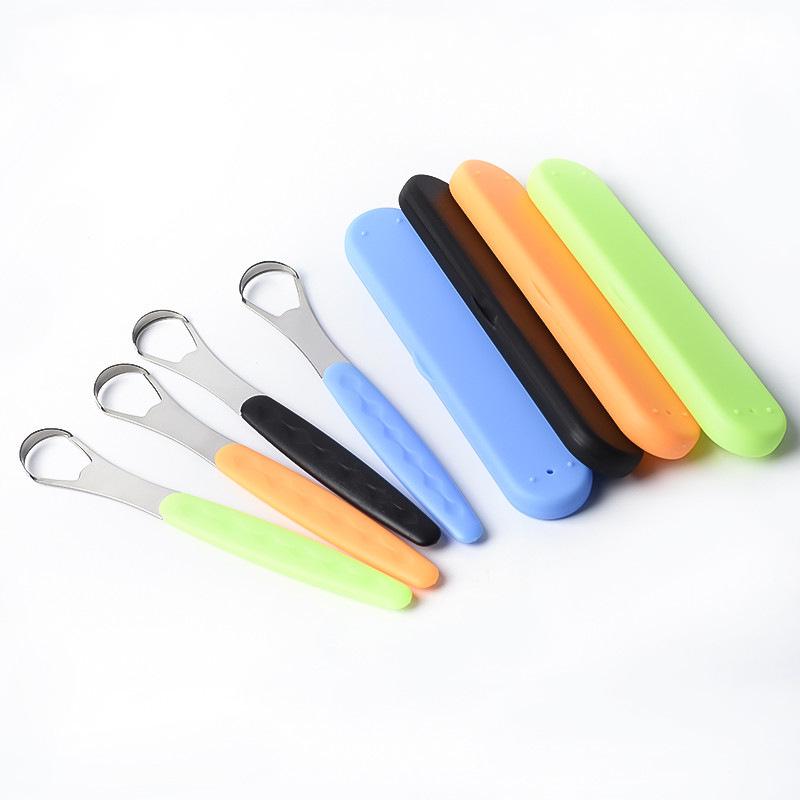 ABS Tongue Scraper and Coating Cleaner - Boxed Tongue Cleaning Tool