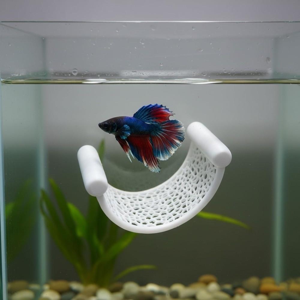 Plastic Betta Fish Hammock 3D Printing Hammock Feeding Ring  Small Aquatic Pets