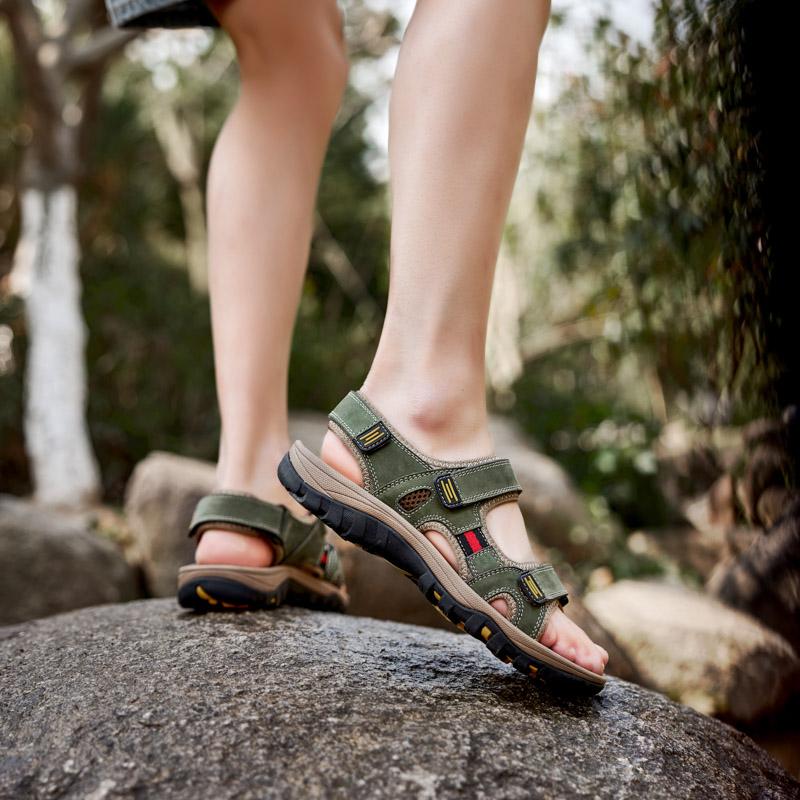 Herren-Sommer-Strandsandalen, Watschuhe, Herren-Sandalen, Größen 38–48