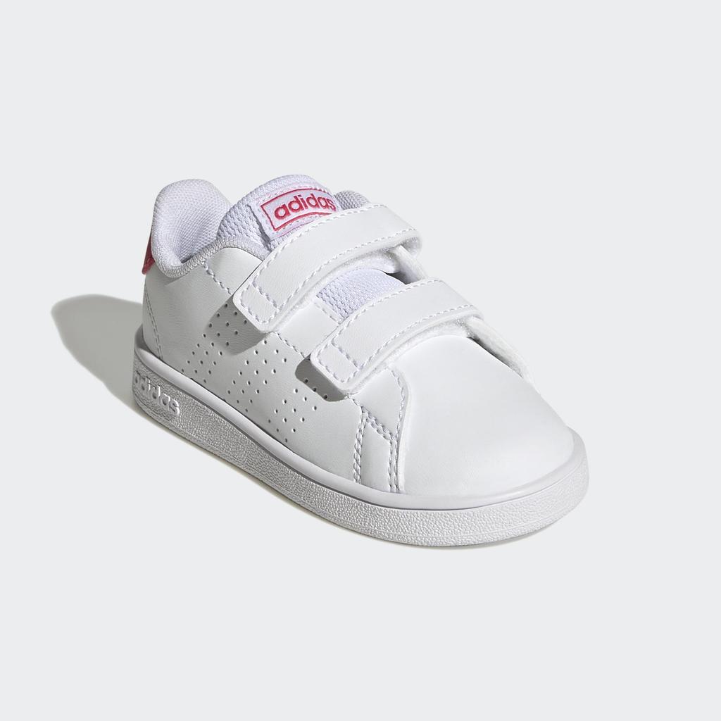 Advancourt Comfort Boys and Sizes Black Size Kids' Sneakers, Girls, 12-16cm, White/Real Pink/Core (GW6501), 16.0cm