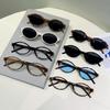 Vintage Fashion Oval Frame Sunglasses Trend Versatile Anti-Glare Sunglasses Unisex