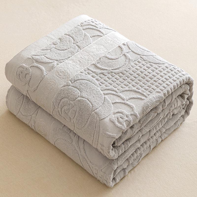 New Cotton Old-Fashioned Towel Blanket - Summer Quilt for Air Conditioning, Single To Full Size, Ideal As Gifts
