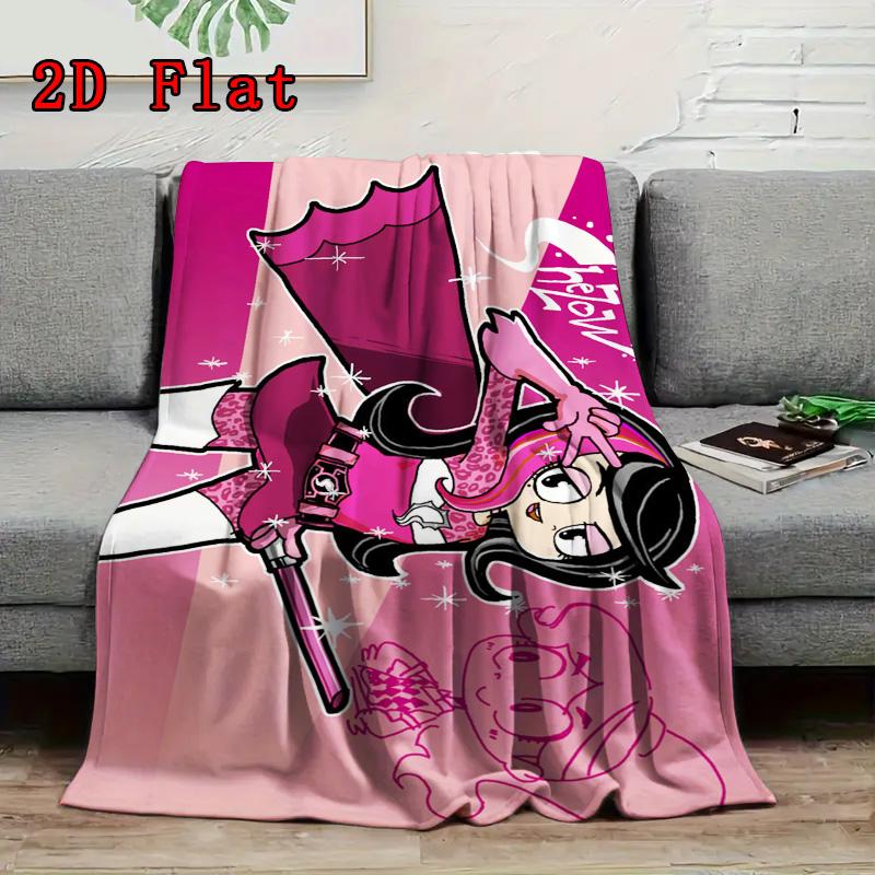 SheZow 2D Flat Pattern Flannel Blanket High quality All Seasons Warmth and Comfort Perfect for Christmas Gifts.