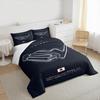 Twin Ring Motegi Map Bedding set (1 duvet cover, 2 pillowcases, duvet not included), Minimalist Dark Japanese Circuit Outline Art Print