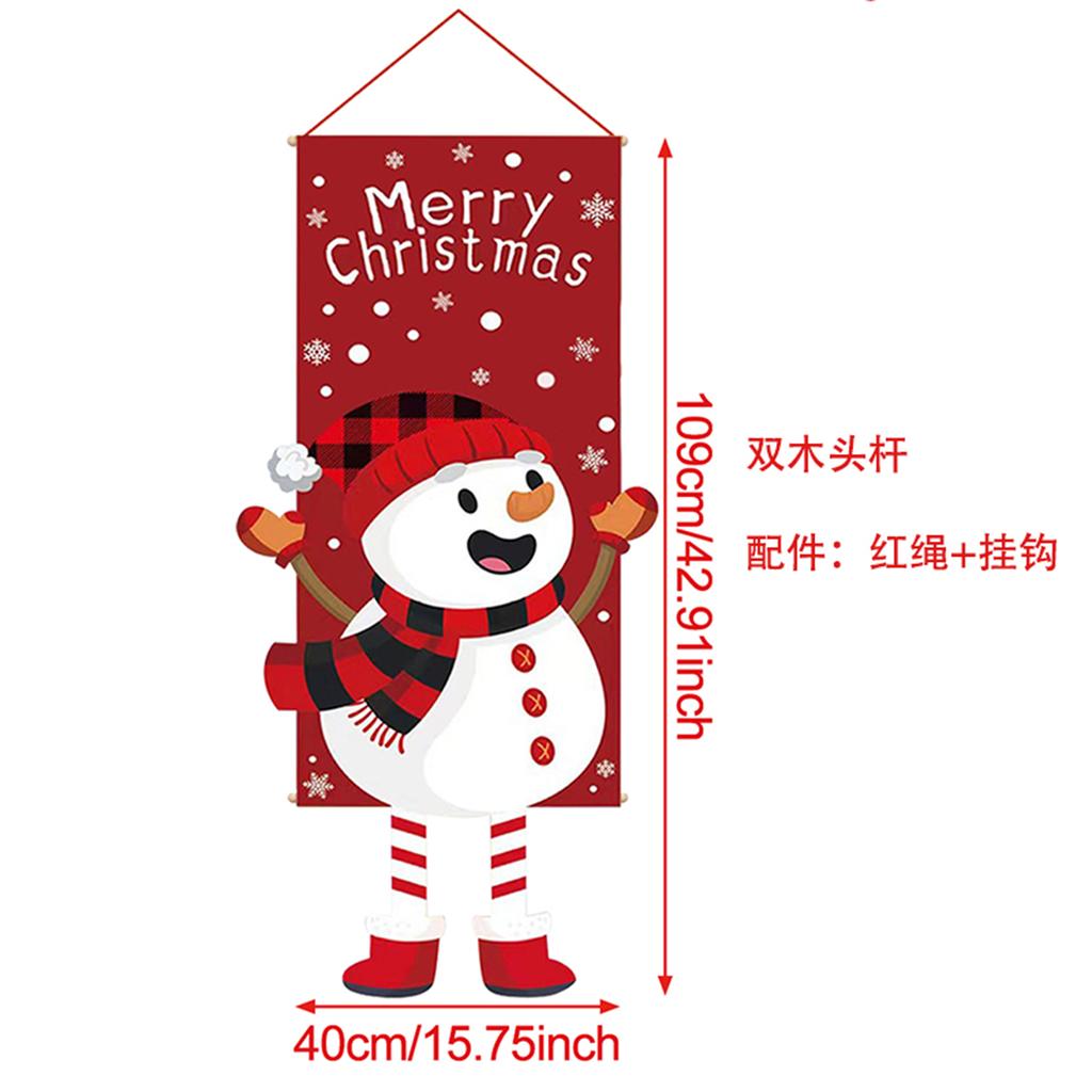 Christmas Hanging Flag Banner Merry Christmas Decor For Home 2025 Xmas Ornament Decor Navidad Kerst Natal Noel NewYear Gift 2025