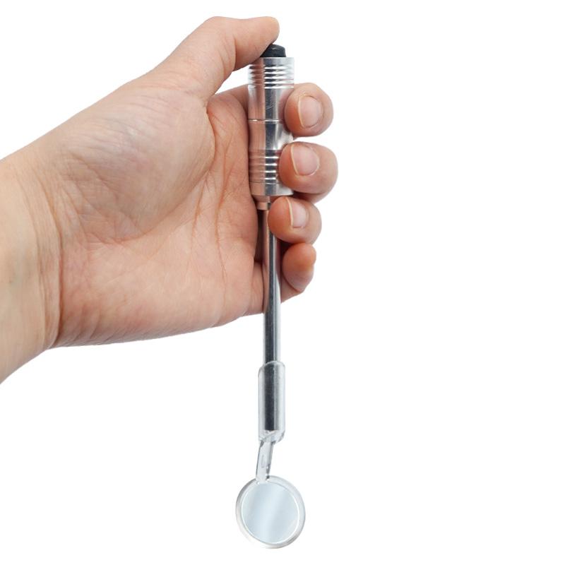 1pc Reusable Oral Health Care Bright Durable Dental Mouth Mirror with LED Light Oral Hygiene Care Tool