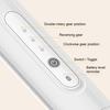 Electric Back Scrubber with 6 Brush Heads Waterproof 360 Degrees Rotation Long Handle Shower Brush Rechargeable Bath Tool for Exfoliation Massage