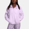 Under Armour Sport Hooded Printed Logo Raglan Long Sleeve Jacket Women Jacket Lavender-Purple 1383998-515