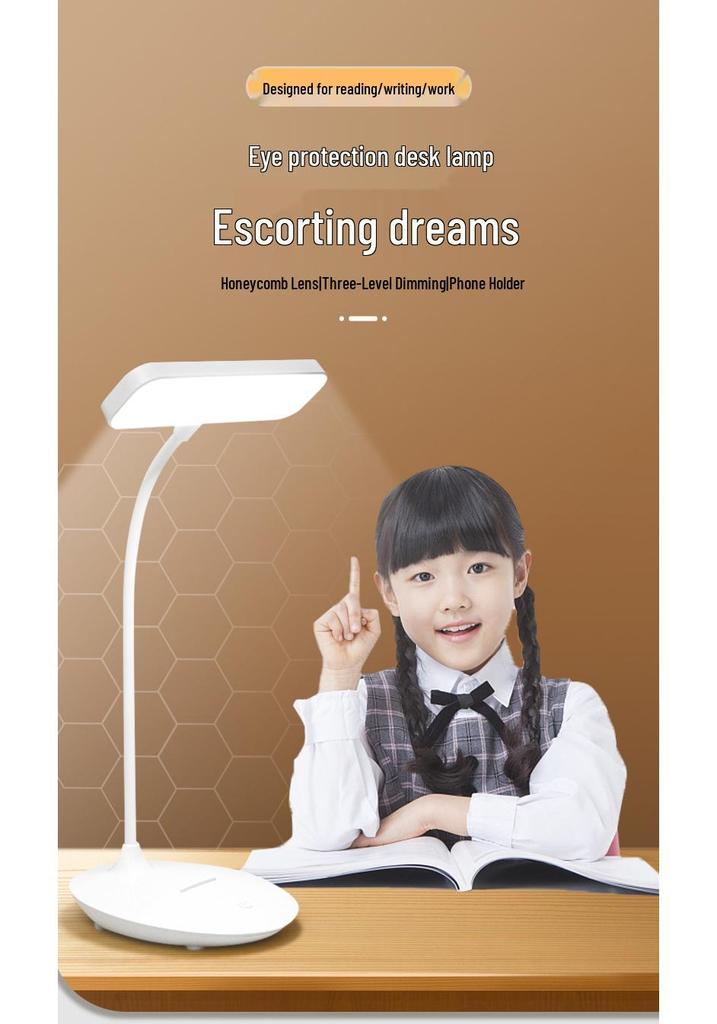 Smart Eye Protection Desk Lamp with Flexible Tube for Students