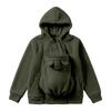 Women's Winter Warm Fleece Maternity Coat Full Zip Baby Wearing Jacket Pregnancy Clothing