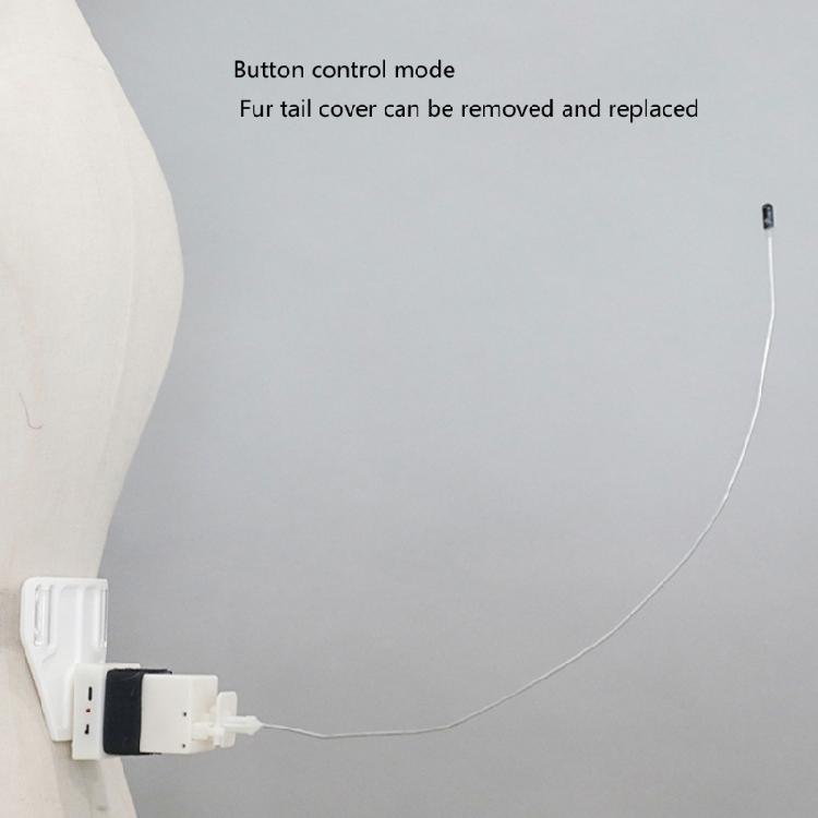 Faux Furs Foxes Therians Tail Electric Wolf Cats Foxes Tail Movable Animal Tail for Christmas Halloween Cosplay Party