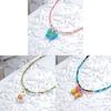 Kids Butterfly Heart Necklace Handmade Beaded Jewelry For Girls Spring 2025