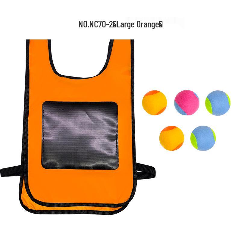 Kid's Sticky Ball Vest Set: Outdoor Parent-Child Dodgeball Game Toy