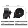 Schneckenhorn für Toyota Hilux AN10 AN20 AN30 AN120 AN130 2004-2020 12V 110-125db Lautes Autohorn 410/510Hz Zweiklang Auto-Hupe