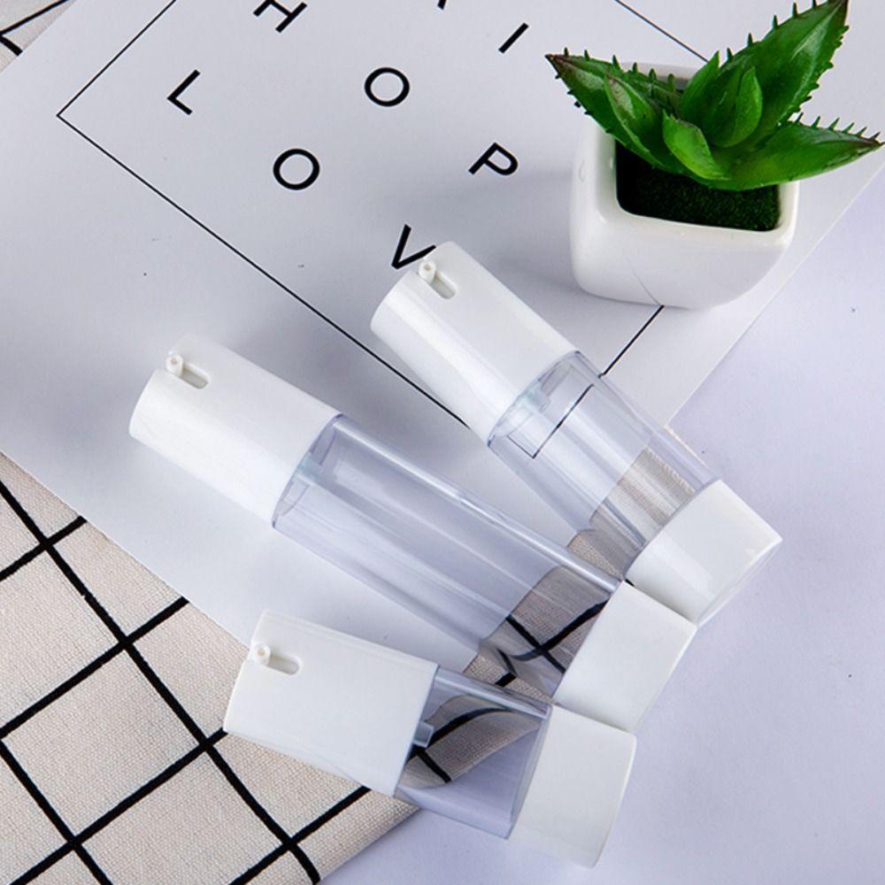 Women Empty Airless Pump Bottles Liquid Foundation Bottle Cosmetic Container Vacuum Lotion Bottle