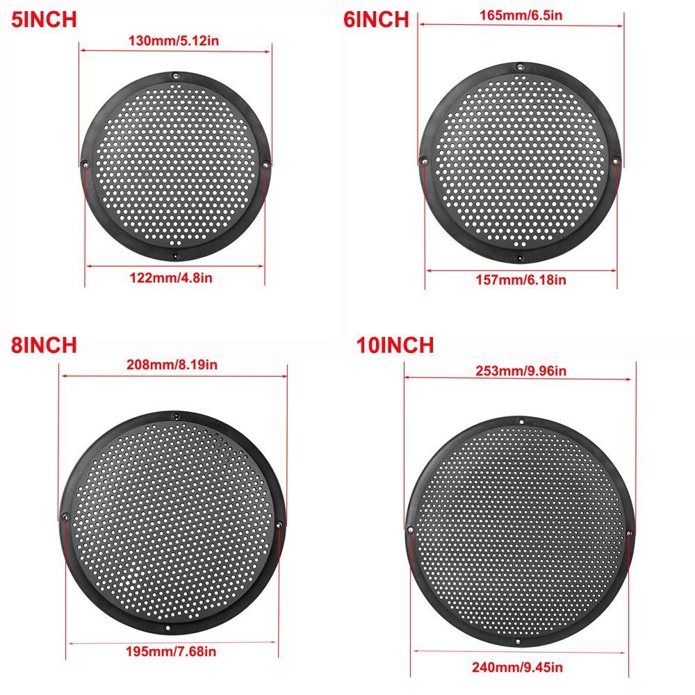 Plastic Speaker Grill Mesh Black Speaker Protector New Audio Speaker Cover