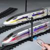 1:60er Maßstab Fuxing Hochgeschwindigkeitsbahn Spielzeugauto Modell Ton Licht Fernbedienung Elektrische Simulationszugmodelle Ornamente Geschenke