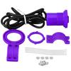 Universal Motorcycle USB Charger Socket Power Supply Port for Mobile Phone Waterproof Purple
