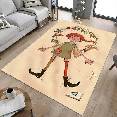 1PC Flower Girl Extra Large Non Slip Floor Carpet, Office, Family, Bedroom, Studio Large Area Rug Indoor Rugs