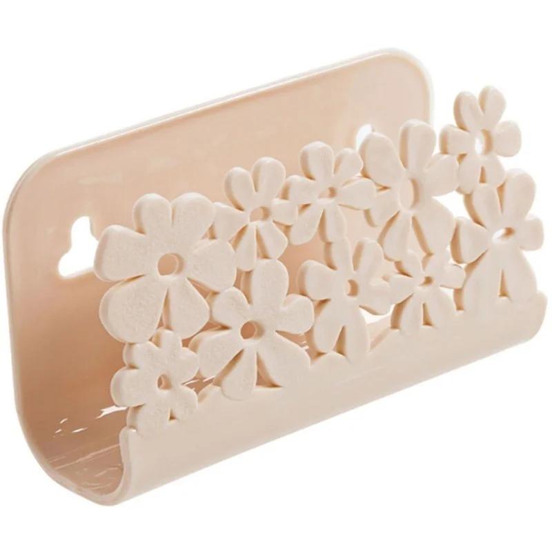 Τυχαίο Χρώμα Οικιακή Κουζίνα Πλαστική Σπογγοθήκη Ράφι Αποθήκευσης Νεροχύτη Βάση Επιτοίχια Μπάνιο Κουζίνα Ράφι Αποθήκευσης Εργαλεία