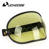 Uchoose Adatta a Tutti Casco Integrale Mezzo Casco Moto Vintage Retro Scudo Bolla Visiera Lente Occhiali da Sole Occhiali Accessori