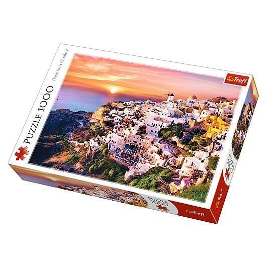 Puzzle 1000 pièces - TREFL - Santorini - Paysage et nature - Intérieur - Mixte