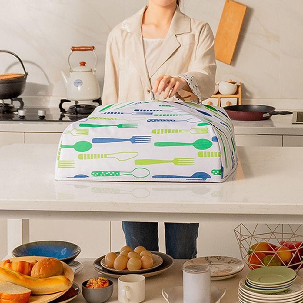Portable Insulation Anti Mosquito Keep Warm Dining Table Meal Cover Food Cover Food Lid Table Cover