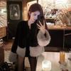 New Imitation Fox Fur Women's Light Winter Small Black Fur Coat Thousand Gold Wind Imitation Mink Coat