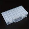 Transparent Storage Box with 32 Compartments, Small Independent Boxes for Storing Rhinestones and Diamond Painting Tools