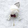 Umělá květina list Boutonniere živůtek svatební obřad nevěsta ženich brož