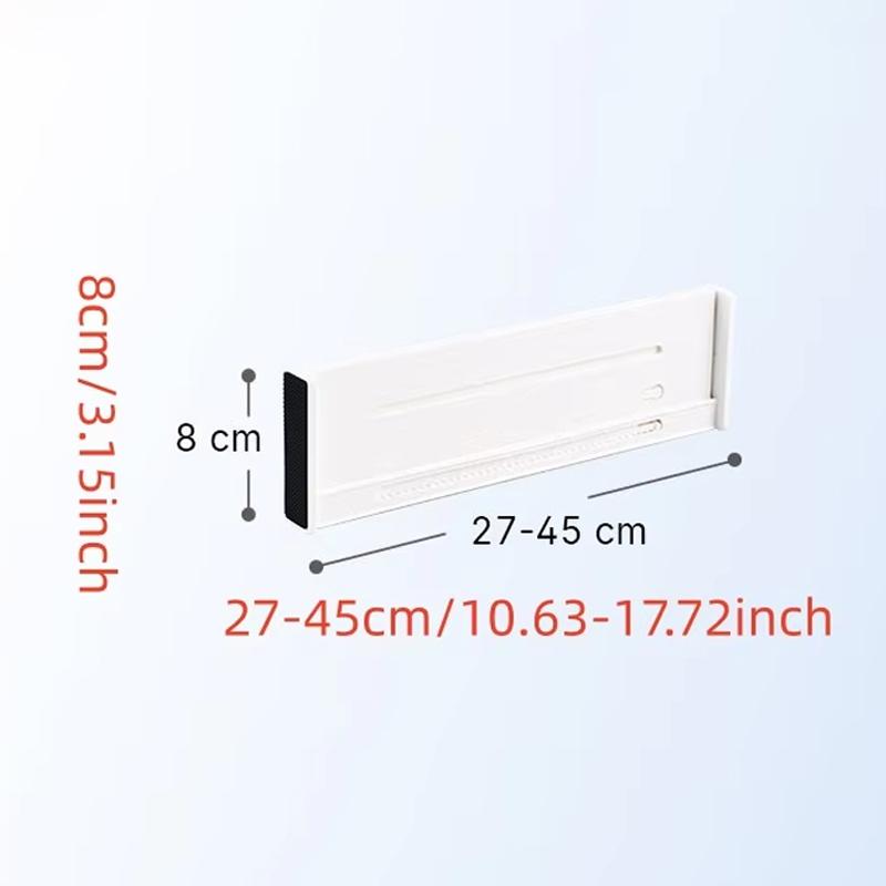 Adjustable Drawer Storage Divider 2/4/6Pcs Retractable Sorting Partition Baffle for Kid Toy Makeup Drawer Organization