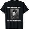 Lustiges Theologie Arminianer Calvinist Bibel Witz T-Shirt