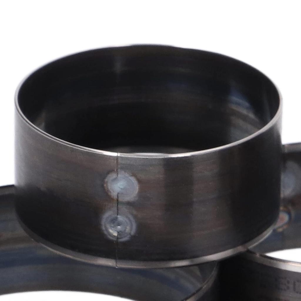 8Pcs Leather Hole Punch Die Round 2560mm Hole Hollow Punch Cutting Leather Circle Punch Punching Die Alloy Steel Deform Prevention Punching Tools