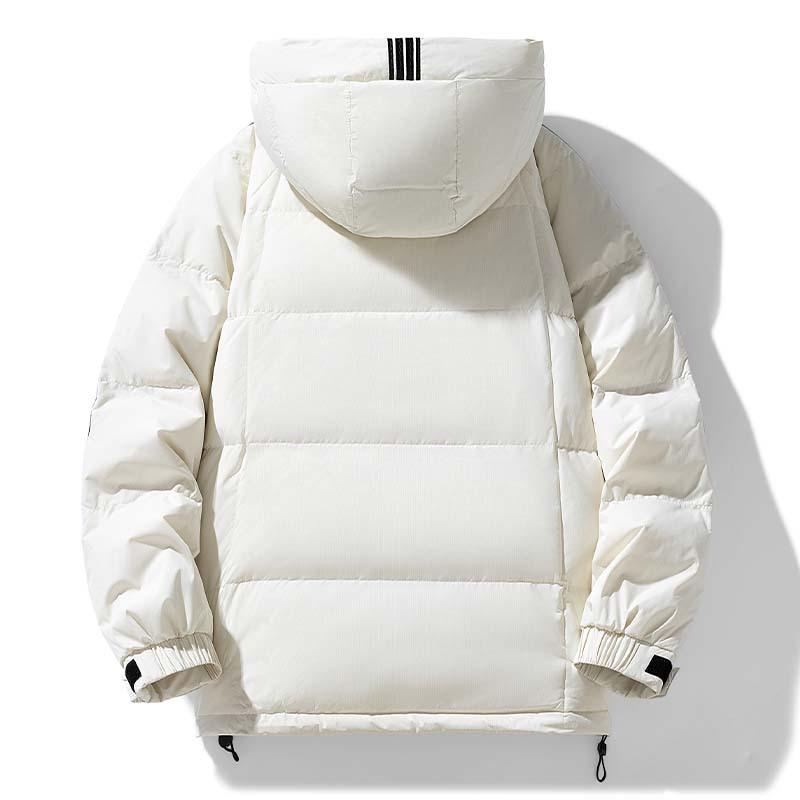 Hooded Down Jacket Men's New Winter Outdoor Thickened Cold and Warm Bread Clothes Trendy Versatile Loose Coat