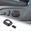 ABS Carbon fiber Seat Adjustment Button Cover Trim For Nissan Titan 2016-2024